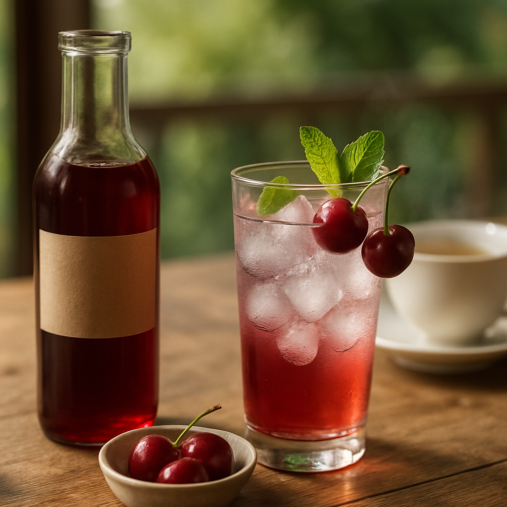 Kirschsirup: Von fruchtigen Drinks bis zum Dessert