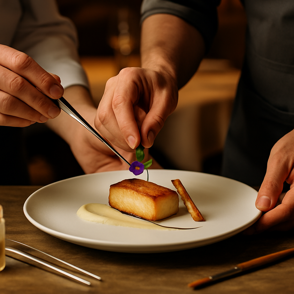 Präzises Anrichten und Servieren bei Kellenberger Kaminski